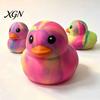 Gradient Duck Stress Relievers Rainbow Relief Toy, Slow Rise Colorful Squeeze Toy Soft Sensory Fidget Desk