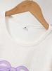 Girls 2-Pack Bow Print Nightgowns, White Short Sleeve Sleep Dresses for 8-12Y, Cute Loungewear