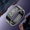 R11 Smart Ring with Display Screen and Touch Fitness & Sleep Monitor Wireless Charging Smartring 5 ATM Waterproof for Men Women