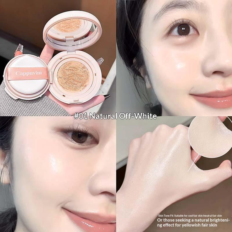 

Cappuvini Air Cushion Bb Cream Moisturizing Foundation Concealer Oil-Control Waterproof Full Coverage Waterproof Face Cosmetics