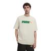 Puma Logo Letter Sports Casual Short Sleeve T-Shirt Unisex Tops Off-White 691341-91