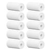 10Pcs Printable Paper Rolls White Printable Thermosensitive Thick Paper Thermal Paper Rolls for Smal