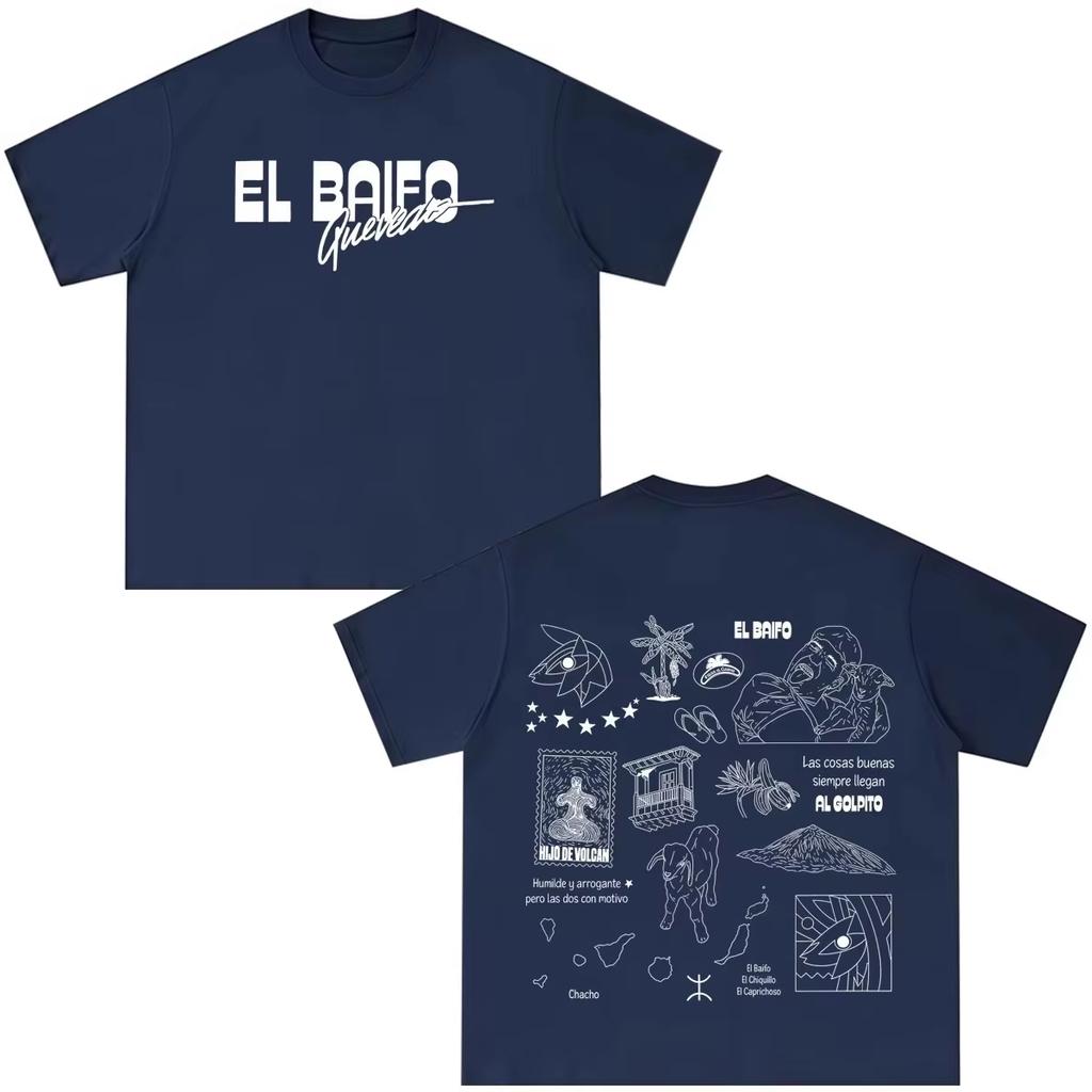 2026 New Quevedo El Baifo Album Tour Graphic‑Print Unisex Short‑Sleeve T‑Shirt, Summer Cotton Casual Gothic Street‑Wear Top Women And Men T-Shirt
