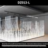 Two-way Mirror Geometric Glass Door Decorative Sticker for Office & Restaurant