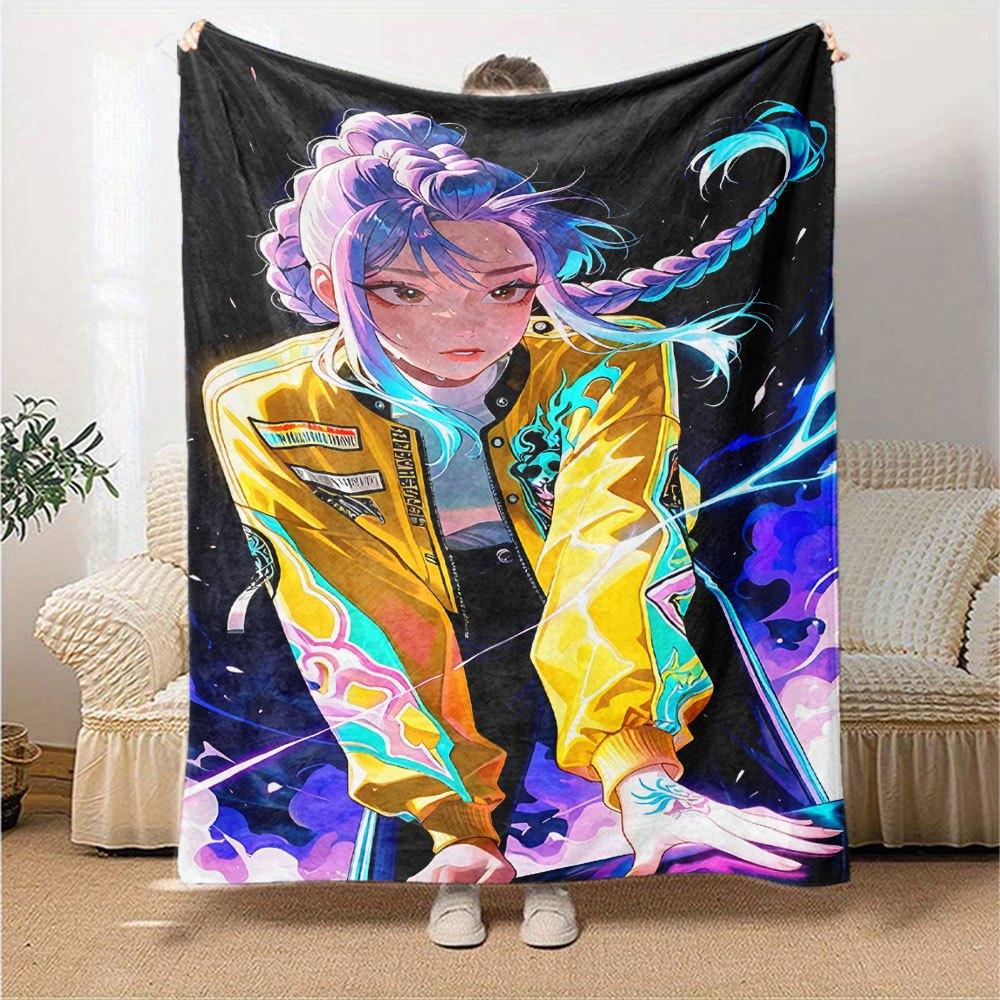 1pc hunter x (22) Blanket Soft Warm Throw for Home, Office, Travel All Season Cozy Bedding Gift, Office Cozy AccessoryB2