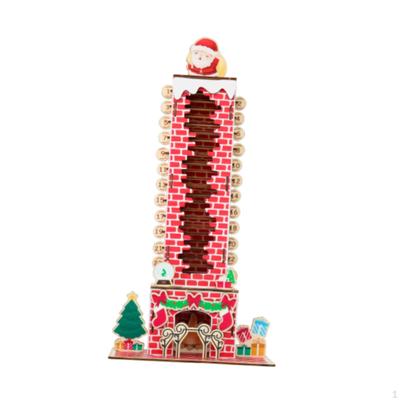 Weihnachts-Adventskalender Weihnachts-Tischdekoration Schreibtisch-Desktop-Ornament für Büro