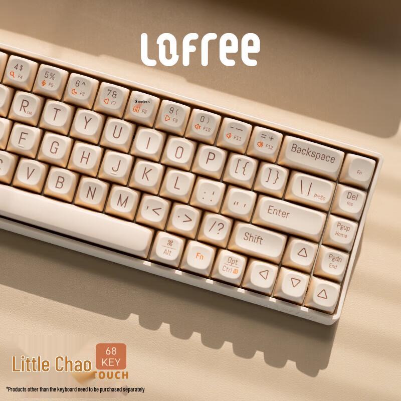 LOFREE OE912 68-Key Triple-Mode Mechanical Keyboard