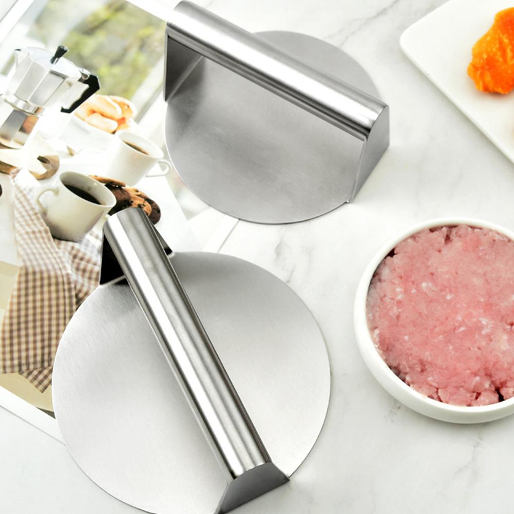 Edelstahl Smash Burger Presse Hamburger Patties Fleischstampfer Rund Fleisch Presse Form Für Deli Fleisch Küche Zubehör