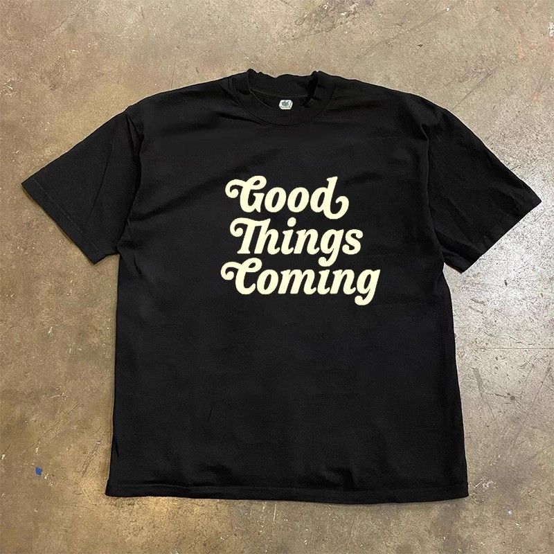 

Зарабатывайте деньги на благотворительность 260 г Тяжелый вес Чистый хлопок! Хорошая вещь, почти спортивный стиль, ретро с коротким рукавом для маленького мужчины Black S [260g Heavy weight pure cotton]]