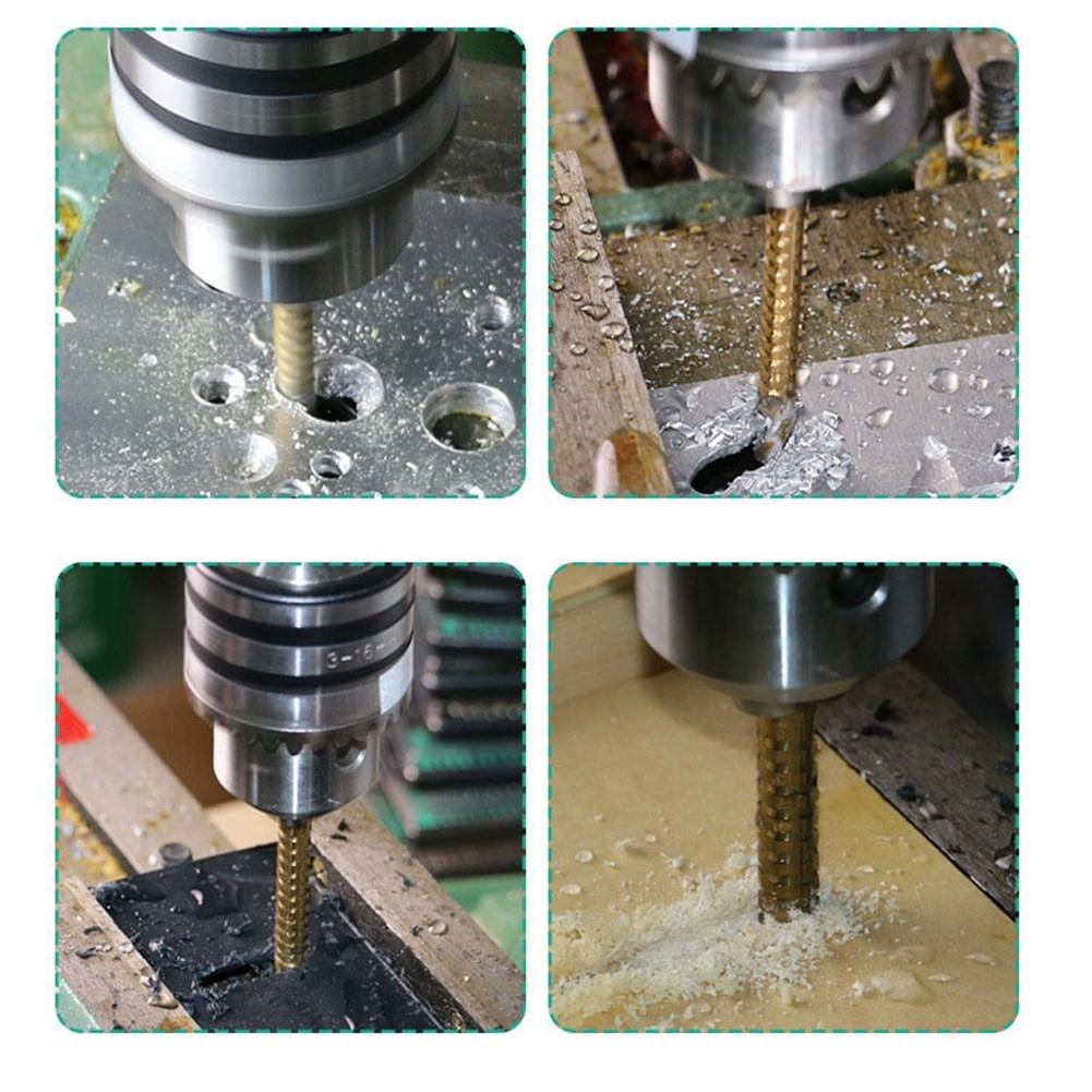 3-8mm Titan Beschichtet Hss Bohrer Set Aluminium Platte High-Speed Stahl