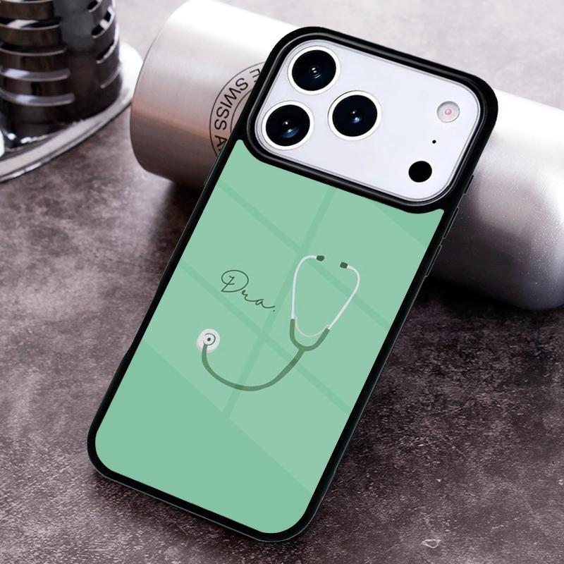 Cartoon Medicine Nurse Doctor Phone Case For iPhone 17 16 15 14 13 12 11 Pro Max Plus 17Air Soft Silicone Cover