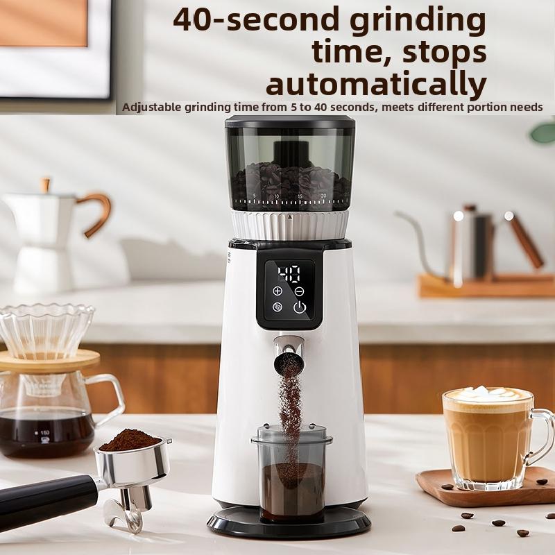 Molinillo de Café Eléctrico, Molinillo Dosificador Totalmente Automático para Uso Doméstico y Comercial