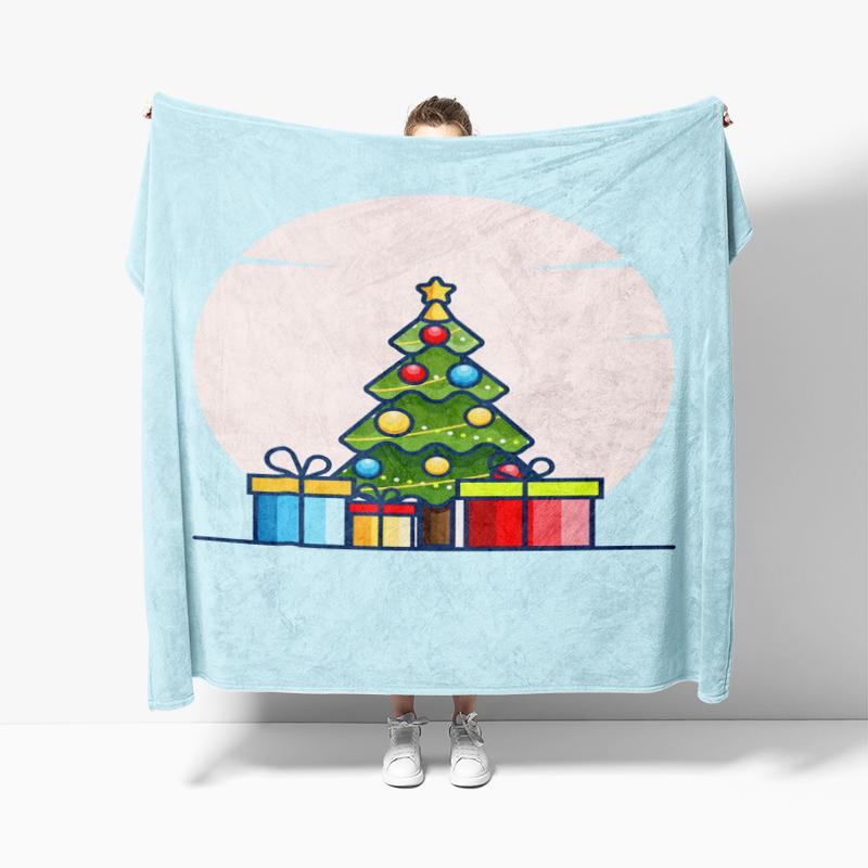 Wohndekoration Plüsch Überwurf Sofadecke Tagesdecke Bett flauschig weiche Decken Dekor Plaid Modern Halloween Frohe Weihnachten Winter