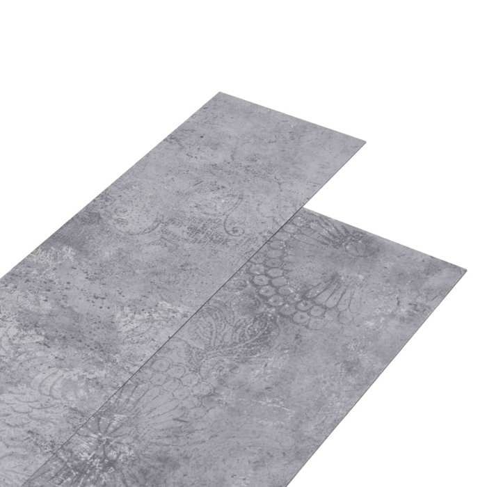 VidaXL Planches de Plancher Revêtement de Sol Dalle de Sol Salon Salle de Séjour Chambre à Coucher Maison PVC 4,46 m² 3 mm 146574