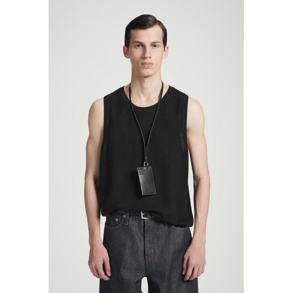 

Держатель для карт Cos Japan, ремешки, кожа Black/NOSIZE