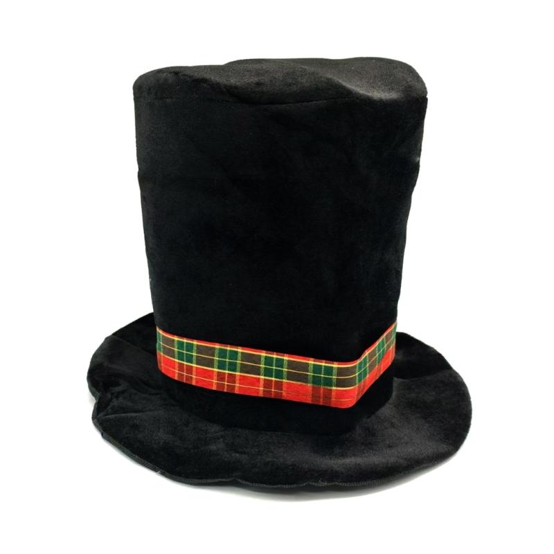 Joyfulness Christmas Thick Hats Plush Christmas Hats Thickened Warm Santa Hats for Festives Event