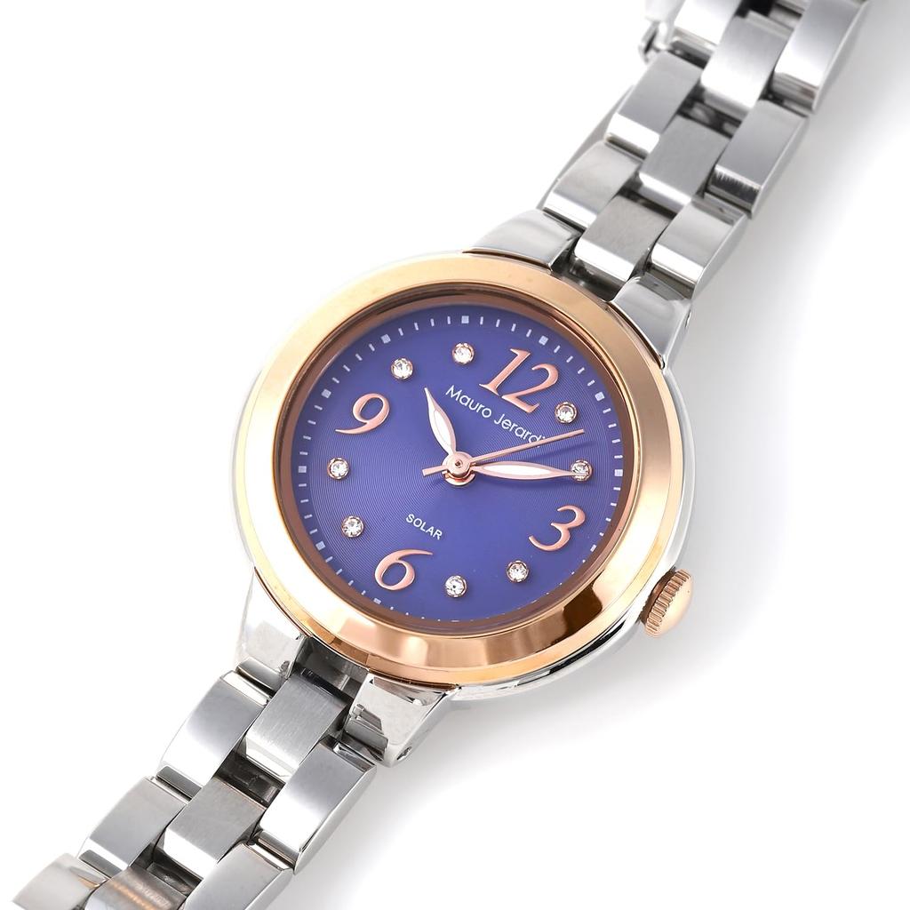 Mauro Geraldi Solar 3 Silver MJ056-2 Women's Watch, Hands,