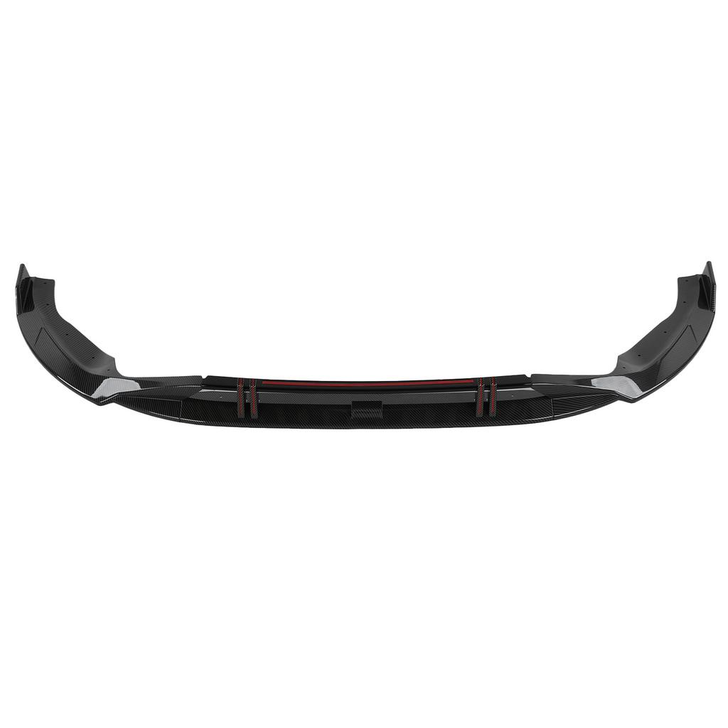 Front Bumper Lip Spoiler Carbon Fiber Style Car Modification Part Fit for A5 B9 Sport 2020 2021