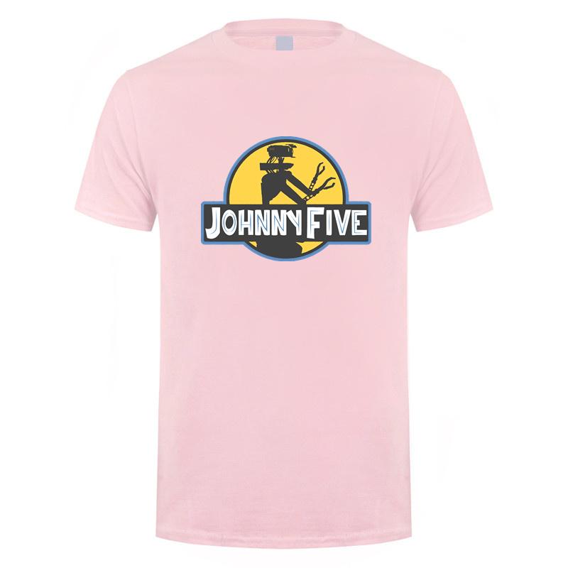 Lustiges Johnny 5 T-Shirt Unisex Streetwear Tops Sommer Kurzarm Baumwolle Geburtstagsgeschenke Johnny Five T-Shirt DY147