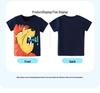 Summer Boys' Dinosaur Print Short Sleeve T-Shirt - European & American Fashion