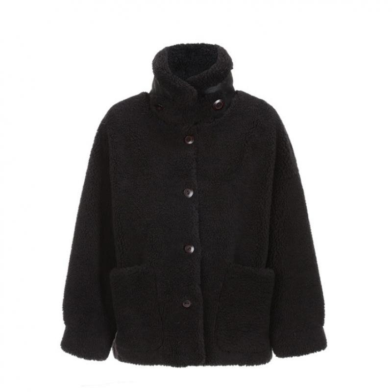 La Belle Shinyoung Fur Premium Fleece Mustang Jacket