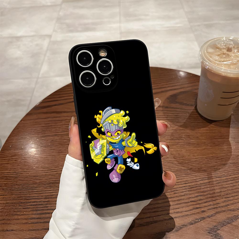 Cartoon Super Zings Phone Case For 17 Pro Max Iphone 14 16 Pro Max 12 15 Plus 13 Pro 11 Xr X Xs Back Cover
