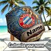 Custom Name Personalized FC Bayern Munich Print Umbrella, Auto Open Close, 8‑Rib Sturdy Frame, Commute Camping Hiking Use, Birthday Gift