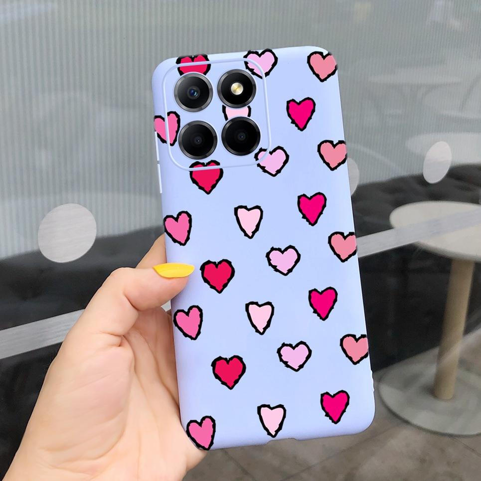For Honor 70 Lite Case Soft Silicone TPU Phone Back Cover For Huawei Honor 70Lite Honor70 Lite Cases Couple Heart  Funda Coque