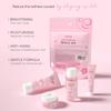 LAIKOU Japan Sakura Skin Care Travel Set 4 Pcs Cleanser, Toner, Cream, Essence