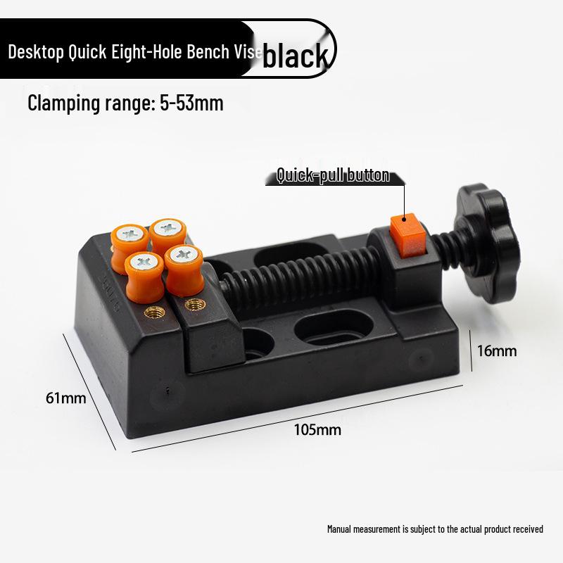 Wenwan Mini Flat Nose Bench Vise - Small Table Clamp for Woodworking & Engraving