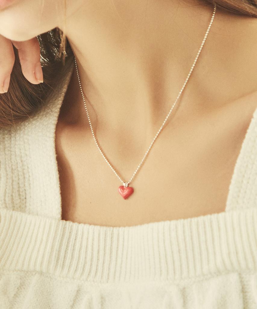 Charmy Silver 925 Lovely Heart Necklace