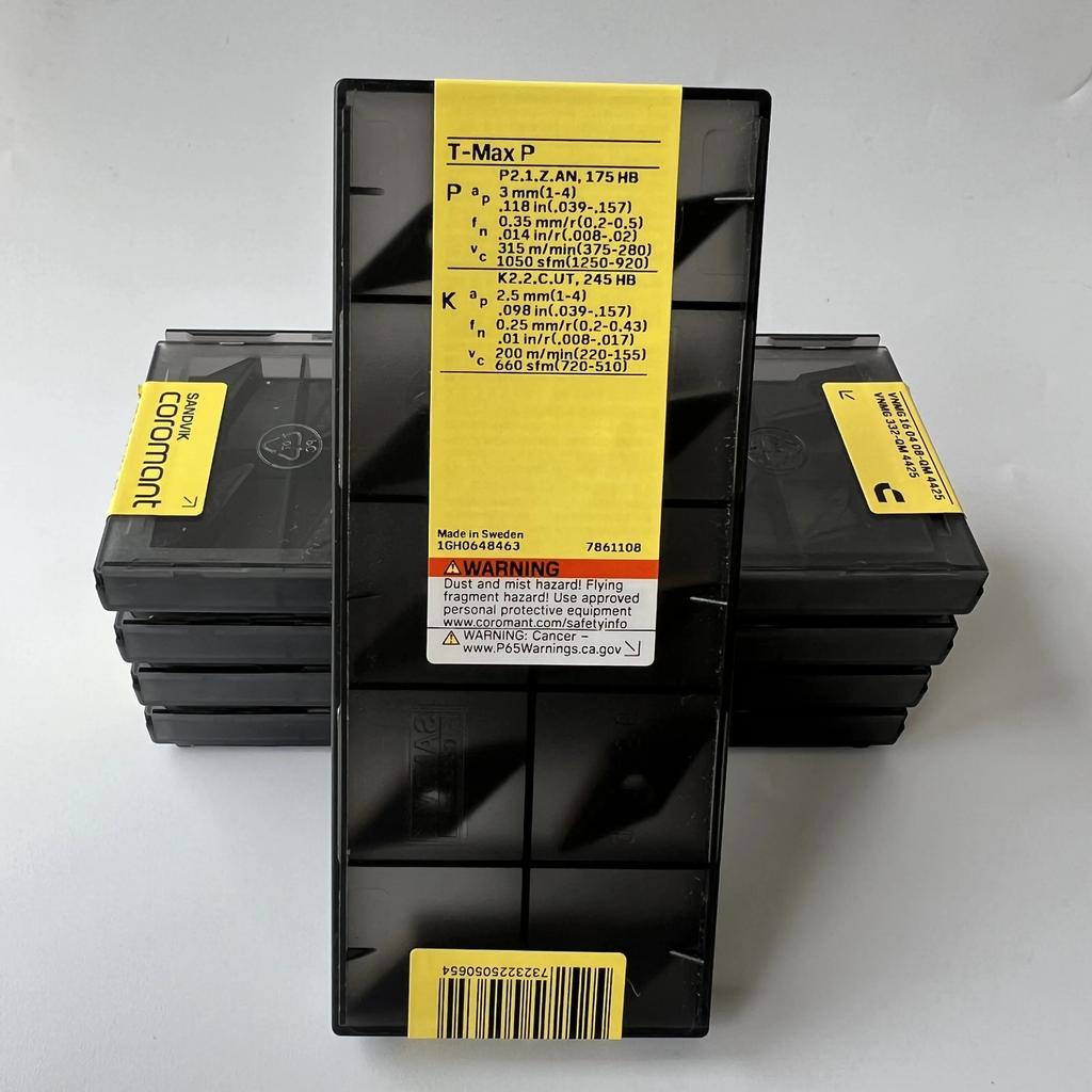 SANDVIK / VNMG160408-QM 4425 / Industrial indexable Carbide Inserts 10 Pcs