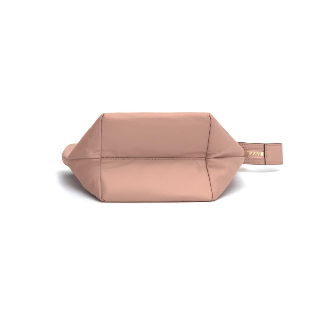 Tory Burch Ella Logo Woven Chain Strap Recycled Nylon Crossbody Shoulder Bag Small Women Bags Rose-Pink 160183-650