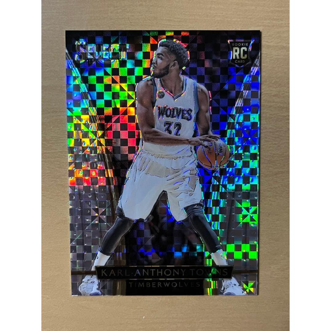Used NBA KARL ANTHONY TOWNS RC SELECT SILVER