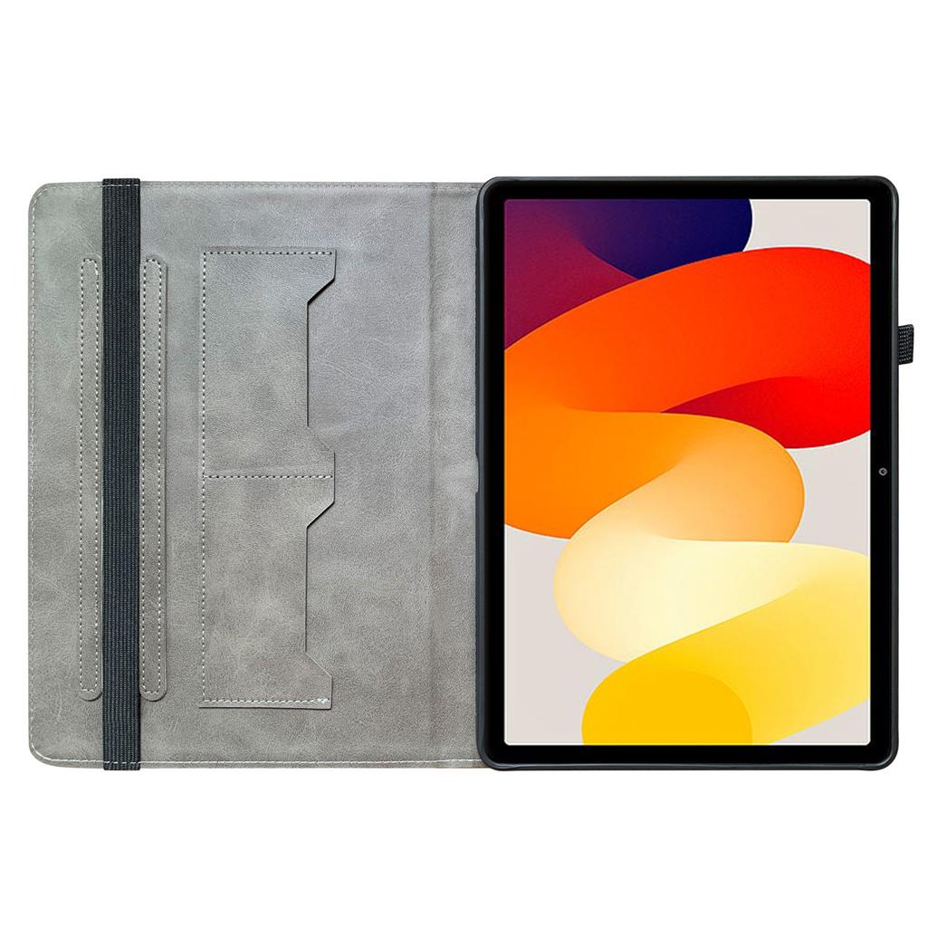 PU Leather Tablet Case for Xiaomi Redmi Pad SE - 11 Styles! Durable, with 2 Stand Slots, Pencil Holder & Card Slots, Flexible TPU Back Cover