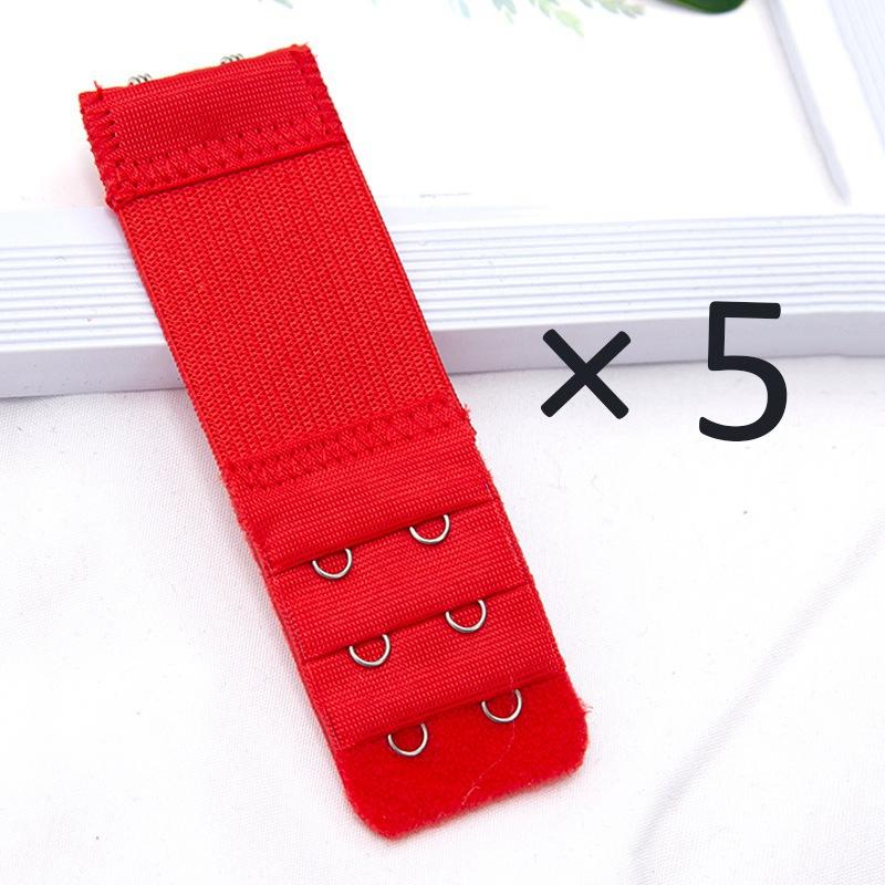 5Pcs/set 2 Hook Bra Extender for Women's Elastic Bra Extension Strap Hook Clip Expander Adjustable Buckle Intimates Accessories