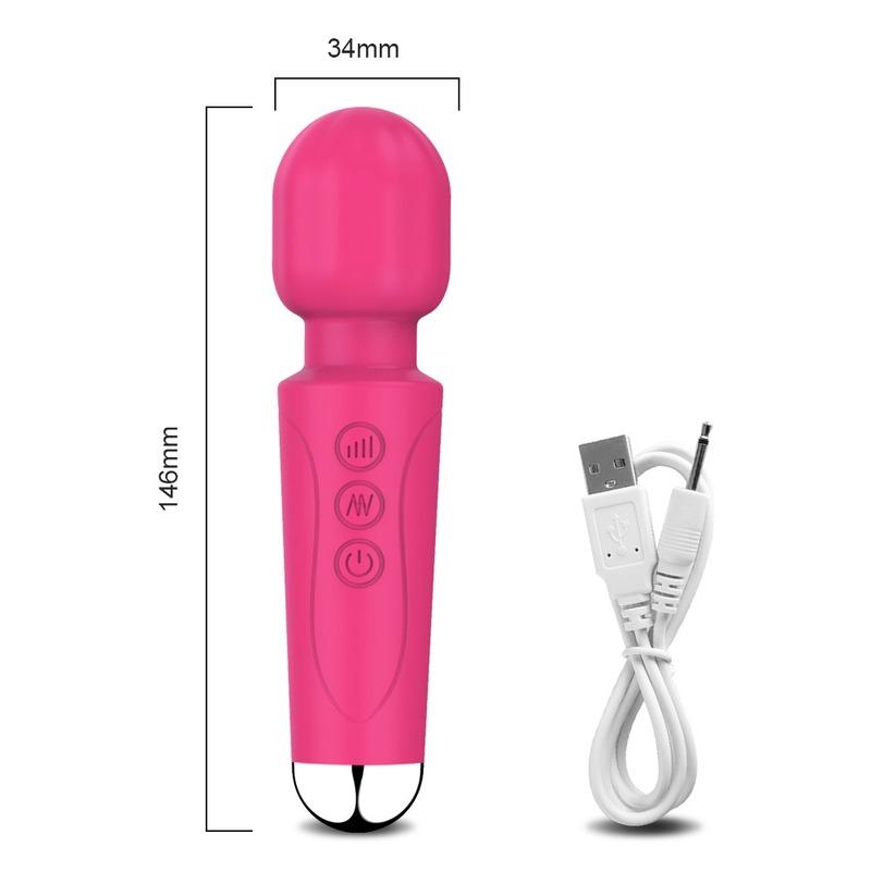 Mini Powerful Vibrator Sex Toys for Woman AV Magic Wand Vibrators Clitoris Stimulator Masturbator Dildo Erotic Toys