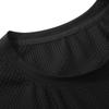 Übergröße 5XL-11XL Oversized Ärmelloses T-Shirt für Herren Sommer Oberteile Schwarzes Lässiges T-Shirt Sommerkleidung
