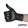 100 Peças Luvas de Nitrilo com Grip Antiderrapante, Luvas Espessas Duráveis para Limpeza Doméstica, Luvas para Tarefas Domésticas e Cozinha