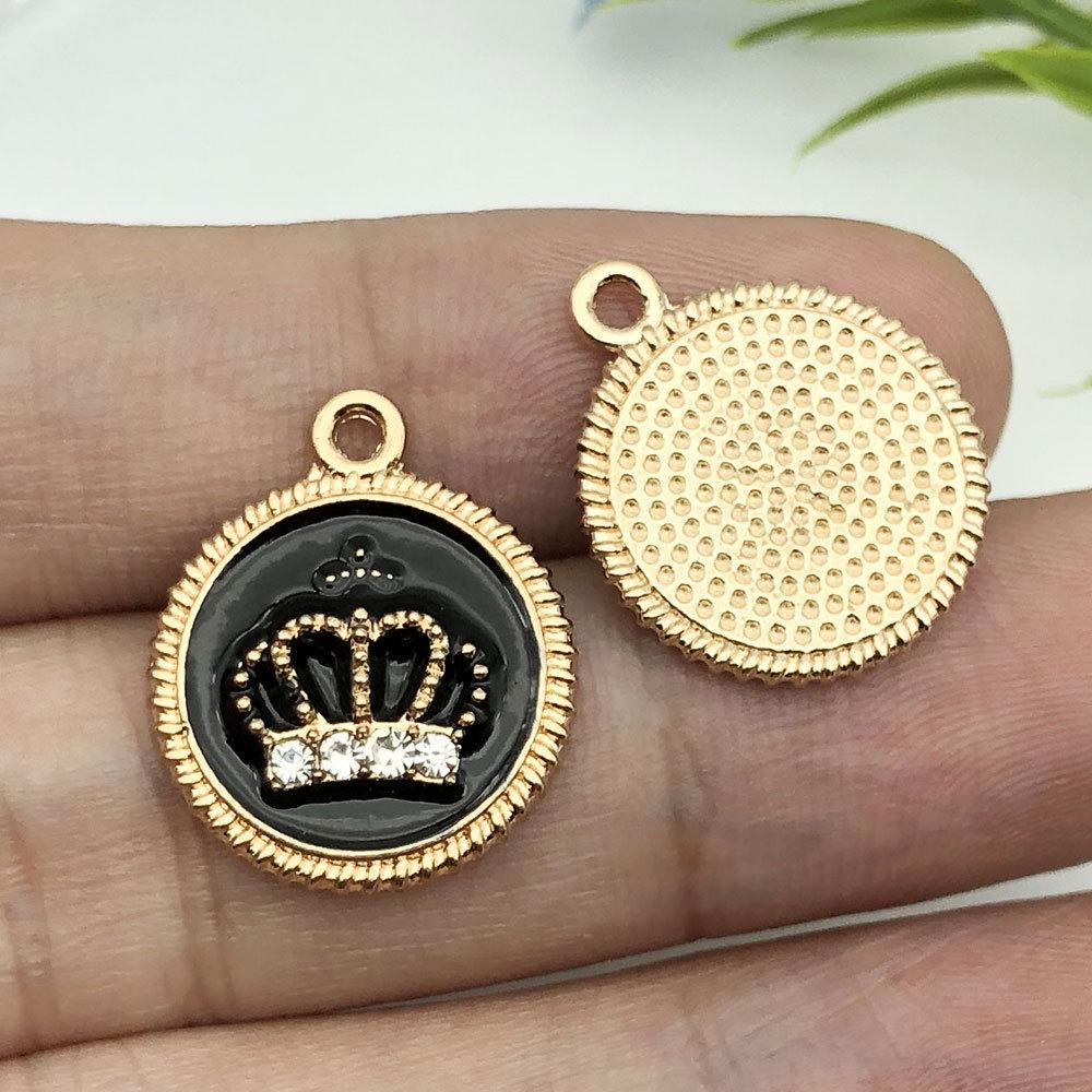 Five-Pointed Star Rhinestone Pearl Resin Hairpin DIY Accessory