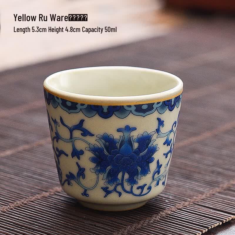 Hand-painted Ceramic Kung Fu Tea Cup