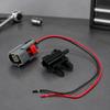 Vehicle Climate Temperature Sensor Kit with Pigtail Lead Wires, AU5Z12A647B Reference Part for Repair Service Use and Wiring Restoration