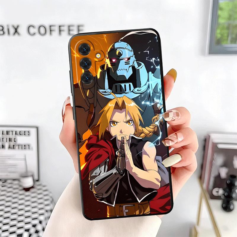 F-Fullmetal A-Alchemist Anime Soft Phone Case for Samsung A17 A37 A57 A16 A26 A36 A56 A15 A25 A35 A55 A14 A24 A34 A54 A13 A23 A3