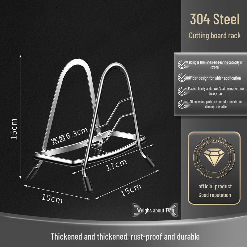 Suport Premium Multifuncțional din Oțel Inoxidabil pentru Tocătoare