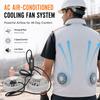 Multi-functional Vest Fan Adjustable Fan Speeds Ventilation Fans Portable Cooling Fan  Outdoor