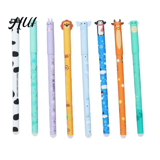 Rewritable Ink Pen Erasable Gel Pens Reusable Smooth Writing And Durable Eraser Ball Tip Assorted Perfect Erasing Festive Colors for Notes Love Cards 0.5mm 8pcs