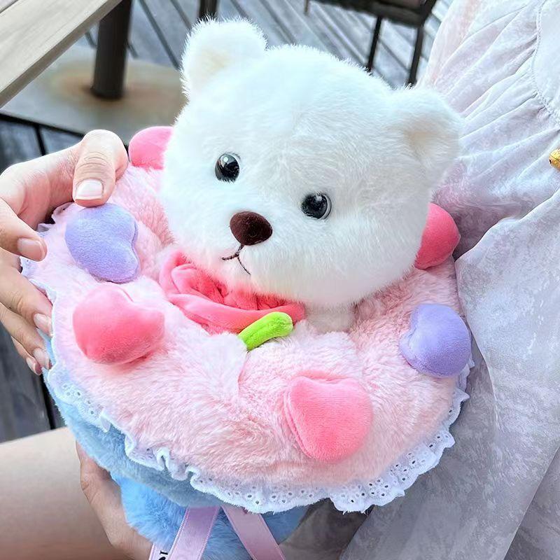 Qita Bunny Toy Adorable And Soft Plush Flower Rabbit Doll Perfect Gift For Valentine's Day