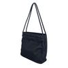 Prada Triangular Logo Handbag Black Women Used