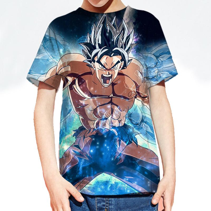 Trendy Pánské Dámské Oblečení Trička Anime Série Dragon Ball 3D Digitální Tisk Trička
