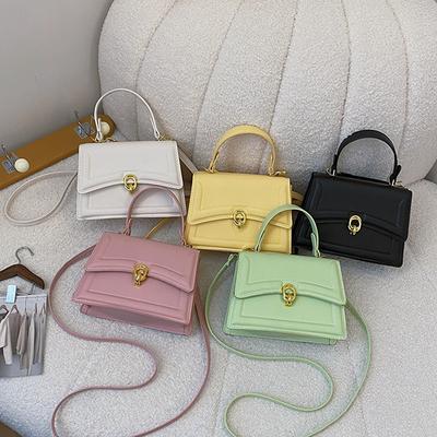 Módní texturovaná kabelka pro ženy, nová trendy a módní všestranná kapesní malá čtvercová kabelka, módní ležérní crossbody kabelka